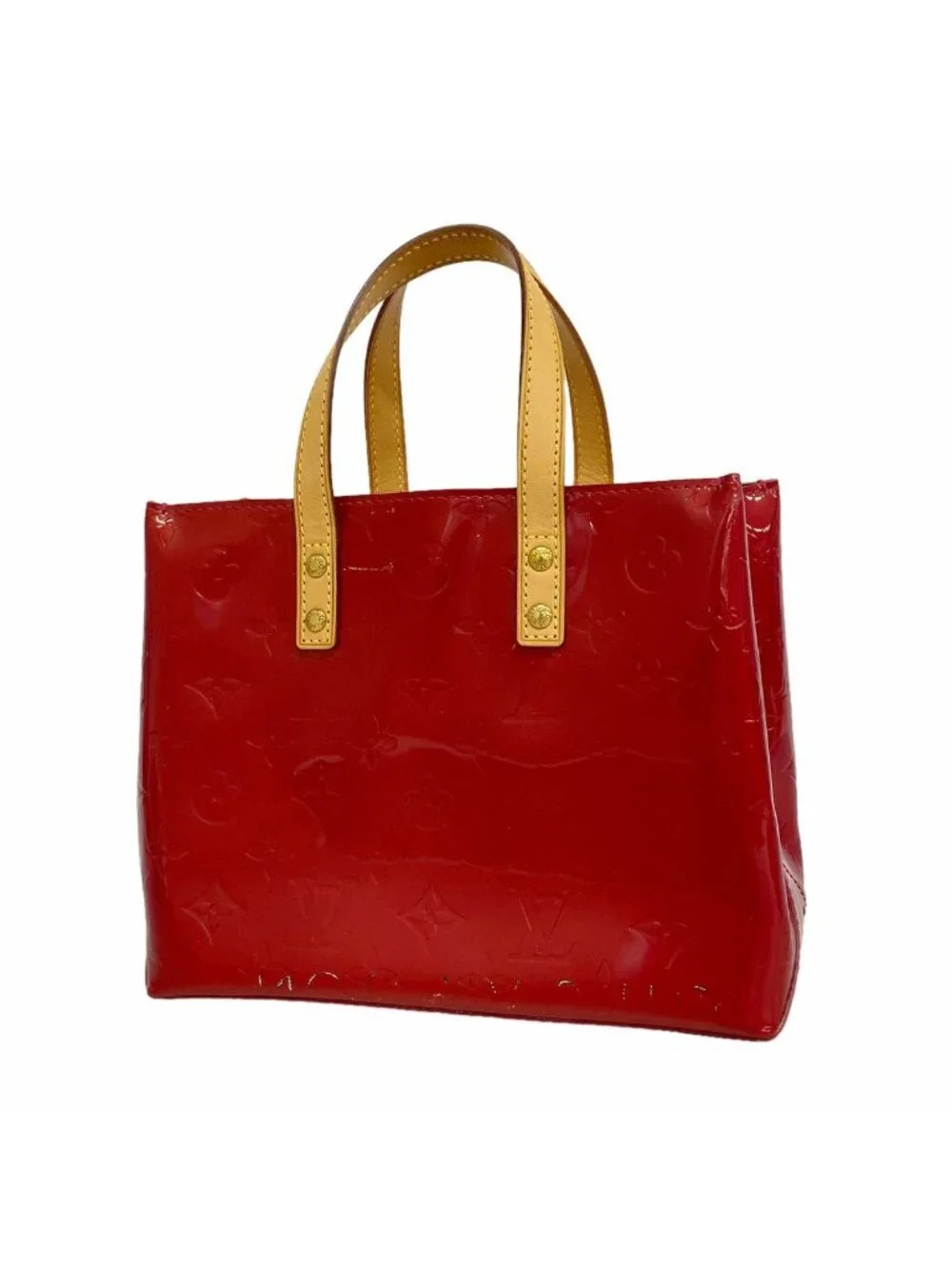 Louis Vuitton Vernis Reed PM Pomme D'amour Handbag